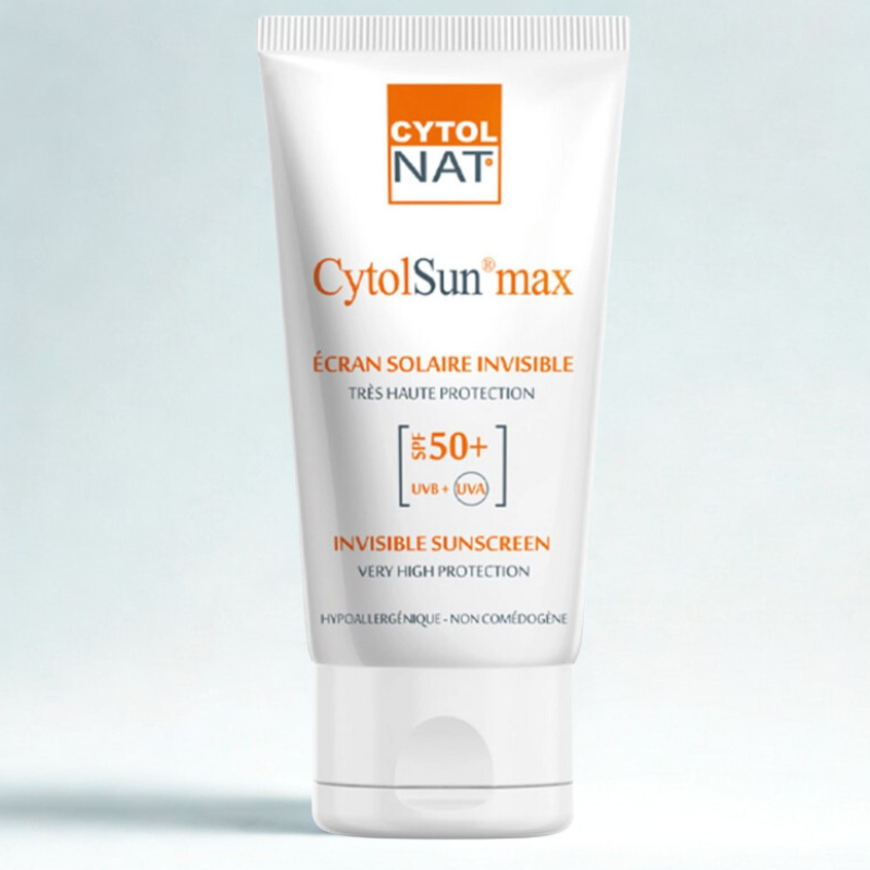 CYTOLNAT CYTOLSUN MAX ECRAN INVISIBLE SPF50+ 50ML 1 cytolnat cytolsun ecran invisible spf ml