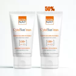 CYTOLNAT CYTOLSUN MAX ECRAN INVISIBLE SPF50+ 50ML+LE 2 EME (-50%) 4 cytolnat cytolsun max ecran invisible spf mlle eme