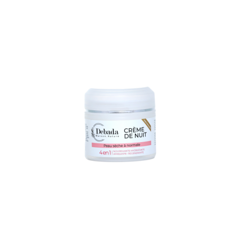 DEBADA CREME DE NUIT PEAU SECHE A NORMALE 50 ML 1 debada creme de nuit peau seche a normale ml