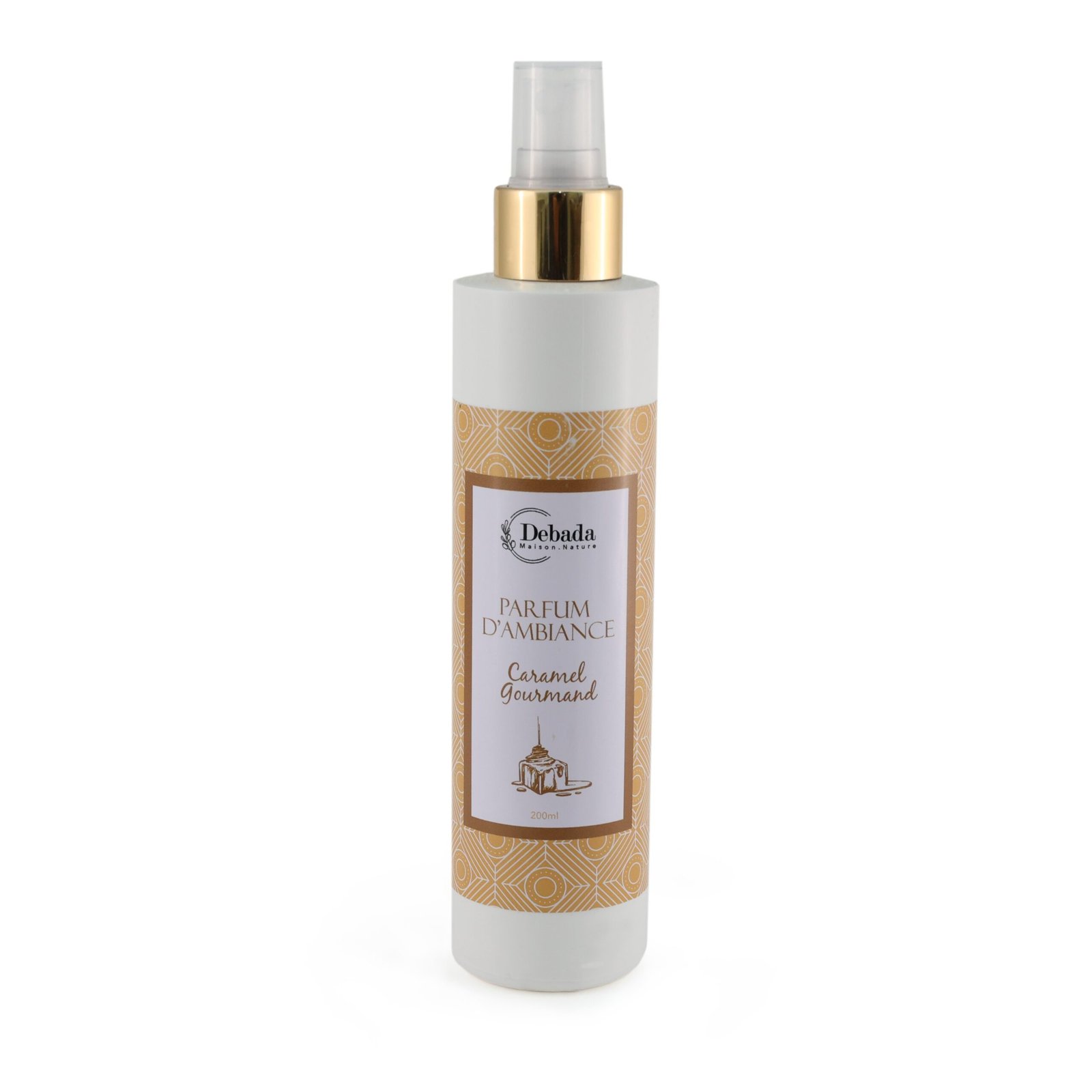 DEBADA PARFUM D'AMBIANCE CARAMAEL GOURMAND 200ML 1 debada parfum d ambiance caramael gourmand ml