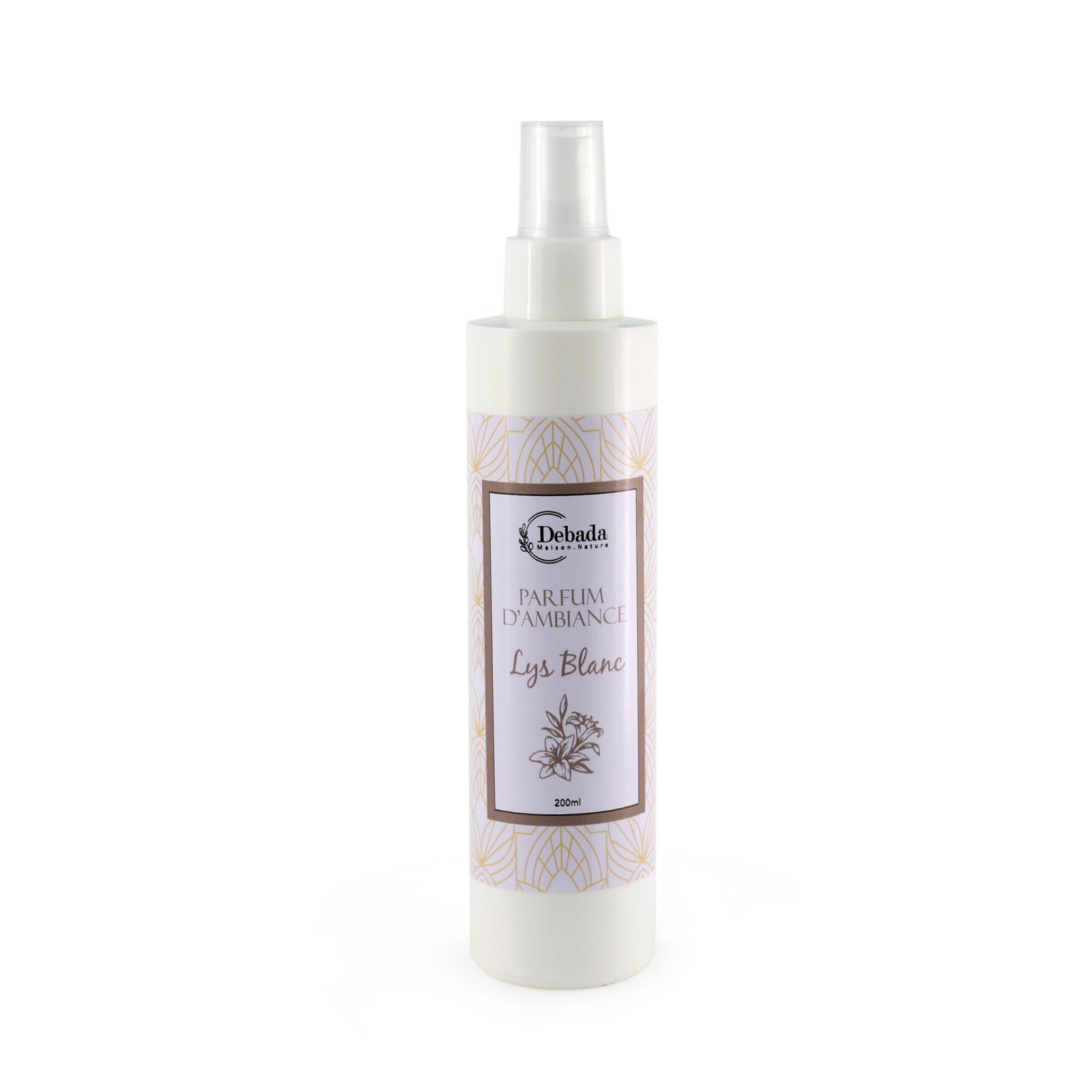 DEBADA PARFUM D'AMBIANCE LYS BLANC 200ML 3 debada parfum d ambiance lys blanc ml