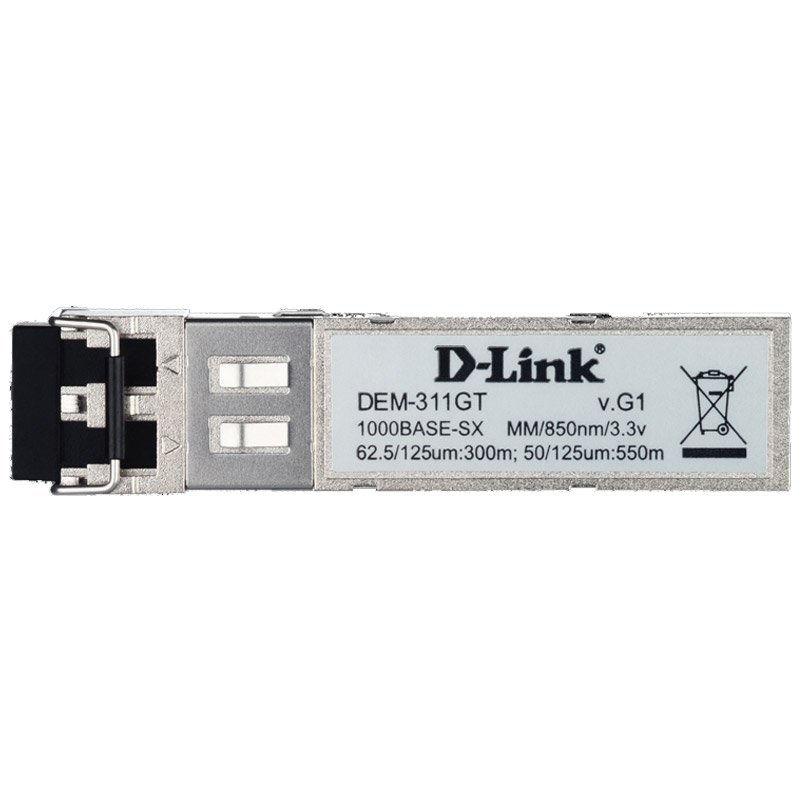 Transceiveur D-LINK DEM-311GT 1 port Mini-GBIC vers 1000Base-SX 3 dem gt
