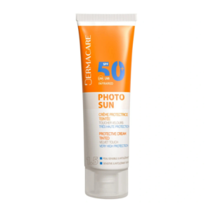 dermacare photosun creme protectrice teintee peau sensible spf ml