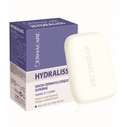 DERMACARE SAVON DERMATOLOGIQUE SURGRAS HYDRALISS 130 GR 2 dermacare savon dermatologique surgras hydraliss gr