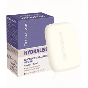 DERMACARE SAVON DERMATOLOGIQUE SURGRAS HYDRALISS 130 GR 3 dermacare savon dermatologique surgras hydraliss gr