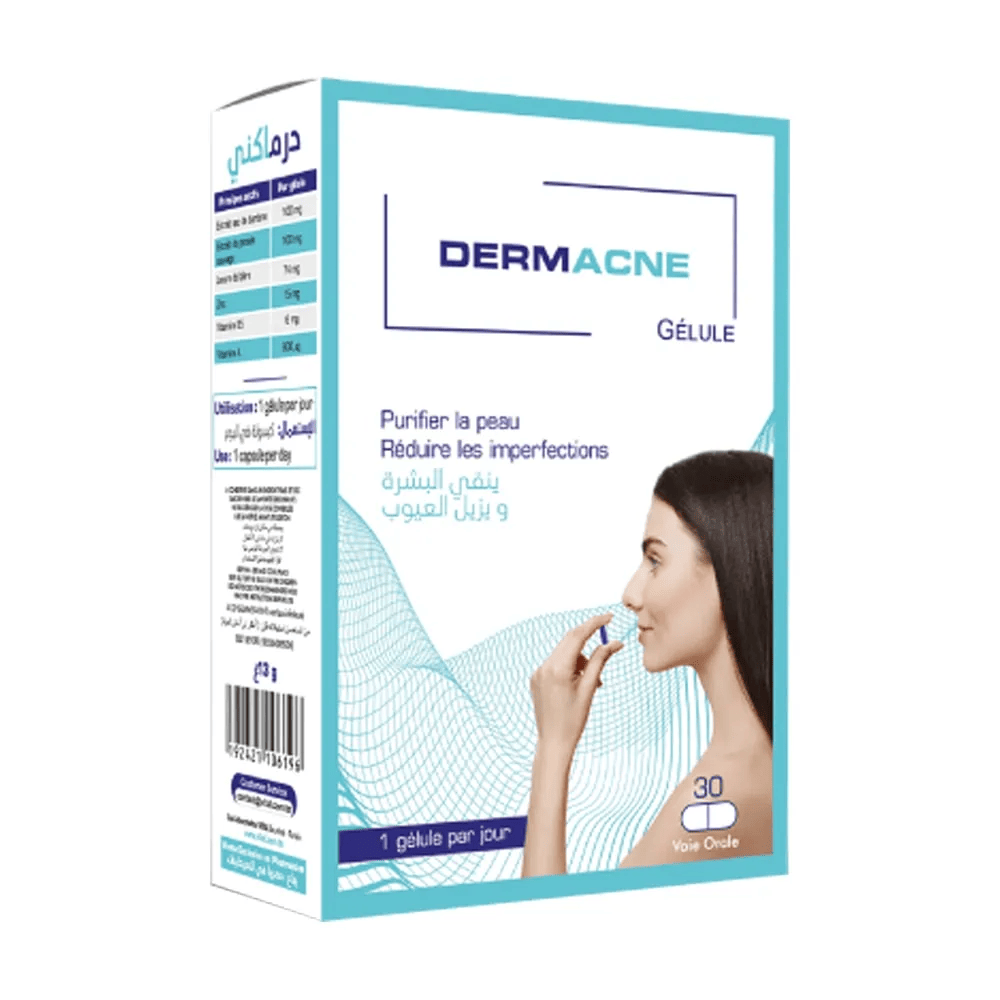 DERMACNE 30 GELULES 1 dermacne gelules