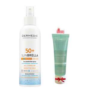 dermedic sunbrella spray adulte spf mlnormacne preventi gel nettoyant anti bacterien mloffert