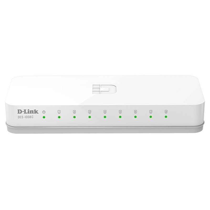 Switch D-LINK DES-1008C 8 Ports 10/100 Mbps - Blanc 1 des c