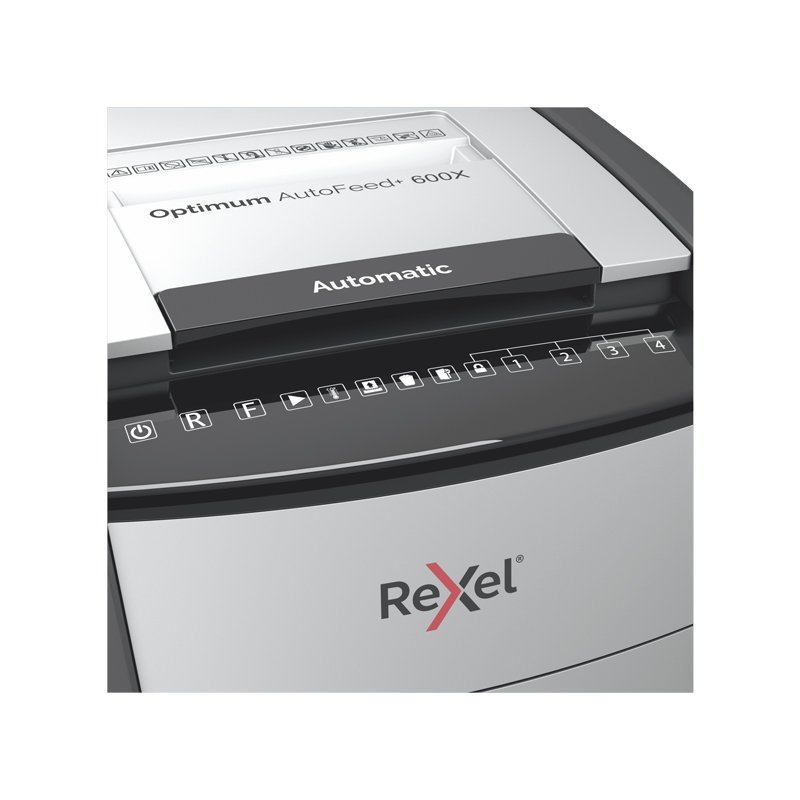 Destructeur REXEL Optimum AutoFeed+ 600X EU Coupe croisée 7 destructeur rexel optimum autofeed x eu coupe croisee