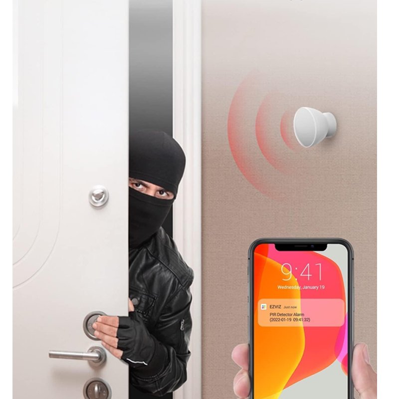 Détecteur De Mouvement PIR EZVIZ T1C 3 detecteur de mouvement pir ezviz tc