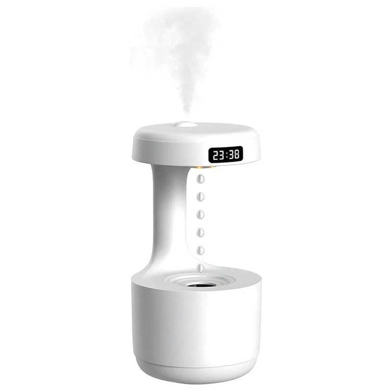 Diffuseur D'arome Humidificateur Anti Gravité LZ599 600ml - Blanc 1 diffuseur d arome humidificateur anti gravit lz ml blanc