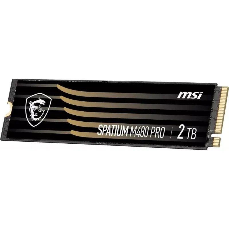 Disque Dur Interne MSI SPATIUM M480 2To SSD PRO PCIe 4.0 NVMe M.2 2 disque dur interne msi spatium m to ssd pro pcie nvme m