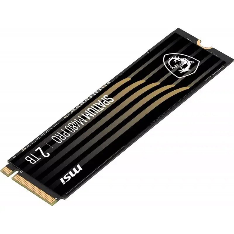 Disque Dur Interne MSI SPATIUM M480 2To SSD PRO PCIe 4.0 NVMe M.2 4 disque dur interne msi spatium m to ssd pro pcie nvme m
