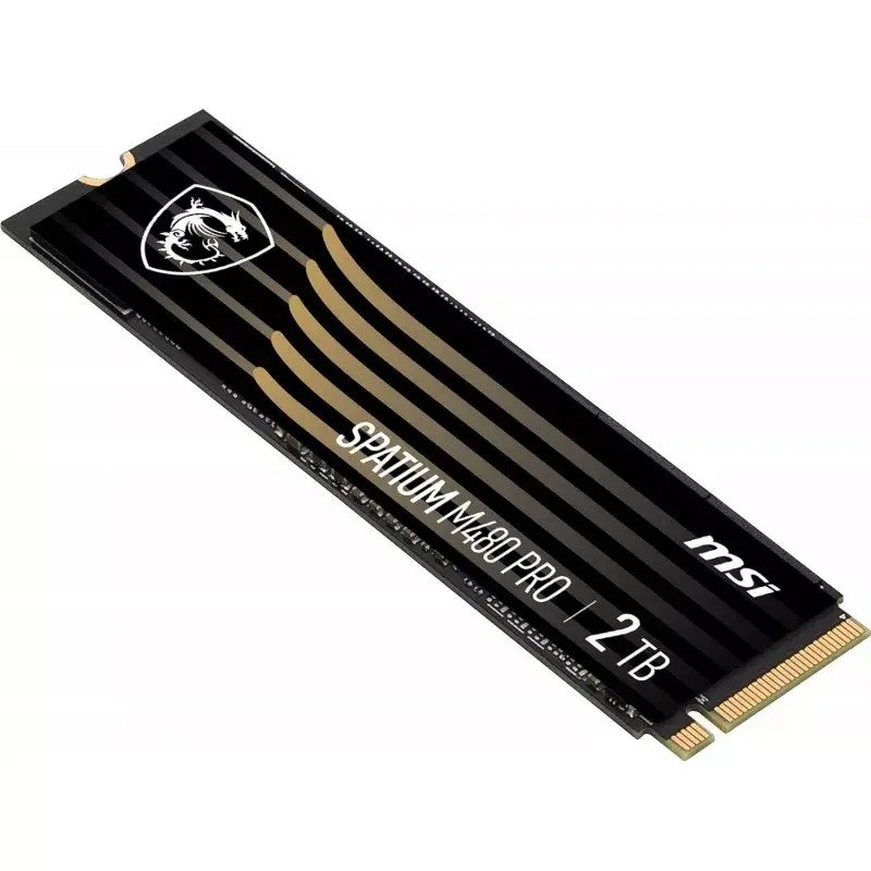 Disque Dur Interne MSI SPATIUM M480 2To SSD PRO PCIe 4.0 NVMe M.2 3 disque dur interne msi spatium m to ssd pro pcie nvme m