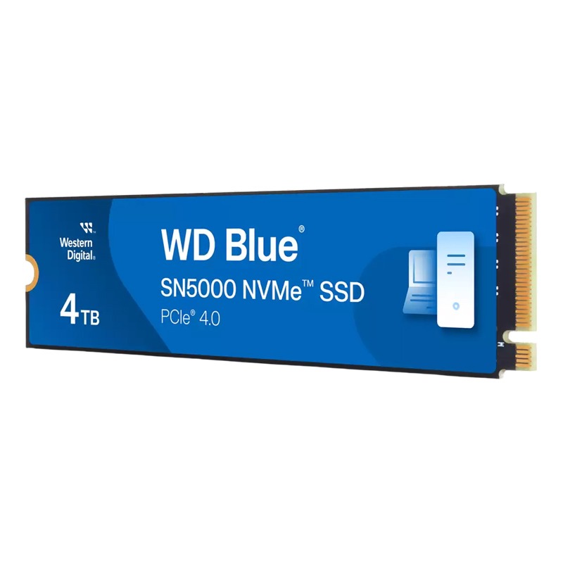 Disque Dur Interne WESTERN DIGITAL SN5000 4To SSD PCIe NVMe - Bleu 2 disque dur interne western digital sn to ssd pcie nvme bleu t