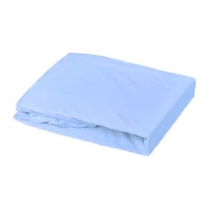 drap housse coton koala x cm bleu a