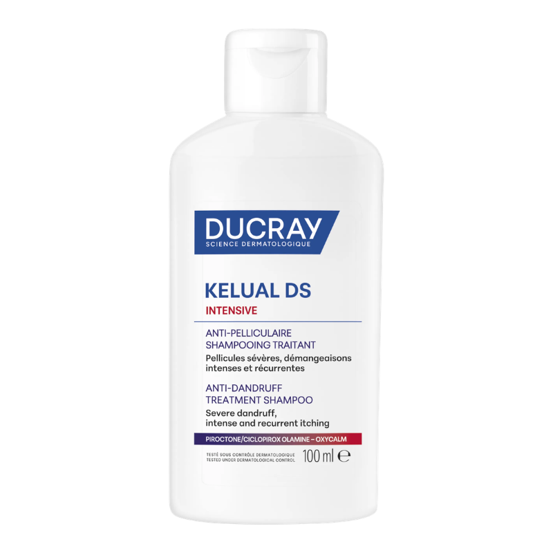 DUCRAY KELUAL DS INTENSIVE SHAMPOOING TRAITANT ANTI-PELLICULAIRE 100ML 1 ducray kelual ds intensive shampooing traitant anti pelliculaire ml