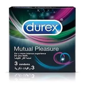 DUREX PRESERVATIF MUTUAL PLEASURE B/3 3 durex preservatif extended pleasure b