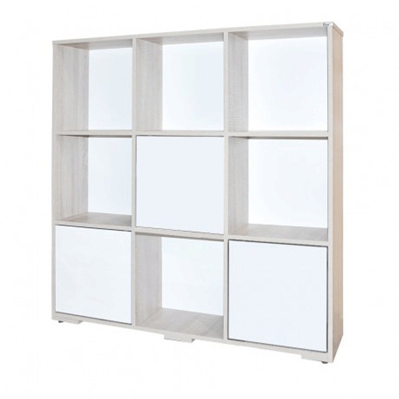 Rangement Salon SOTUFAB Cubic Chêne brut & Blanc 1 eb