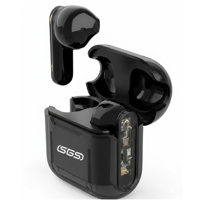 Écouteurs Bluetooth SGS S10 True Wireless - Noir 1 ecouteurs bluetooth sgs s true wireless noir