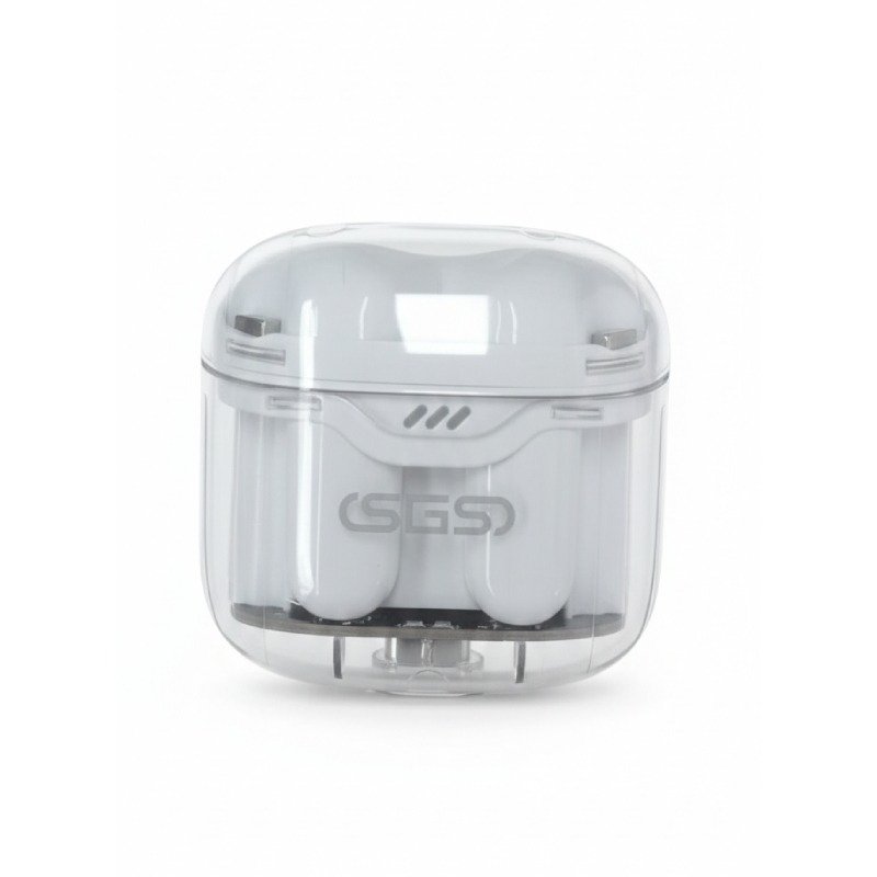 Écouteurs Bluetooth SGS S6 True Wireless - Blanc 3 ecouteurs bluetooth sgs s true wireless blanc