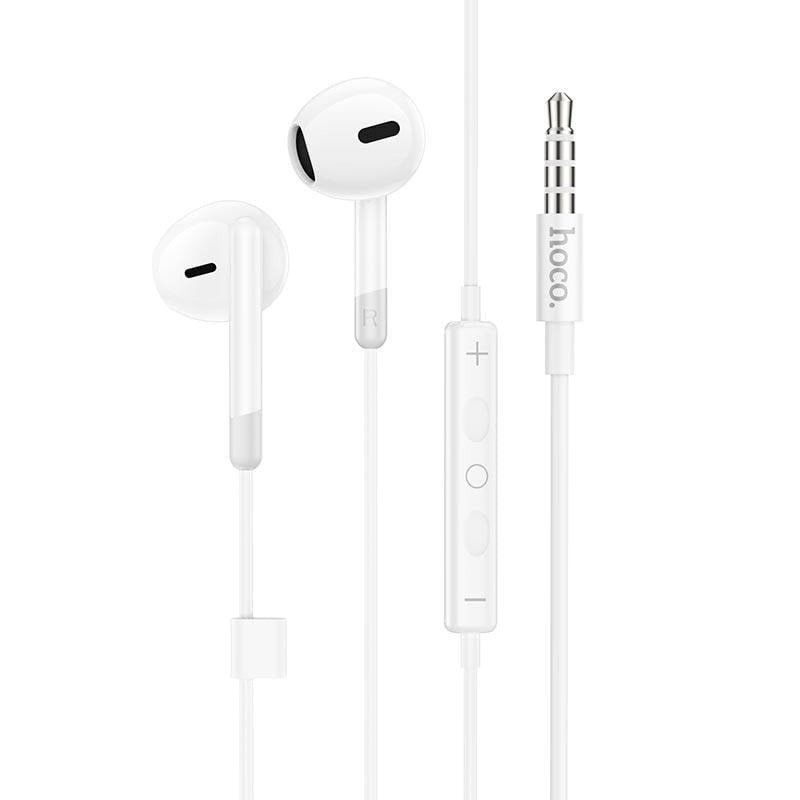 Ecouteurs Filaires Hoco M109 jack - Blanc 1 ecouteurs filaires hoco m type c blanc