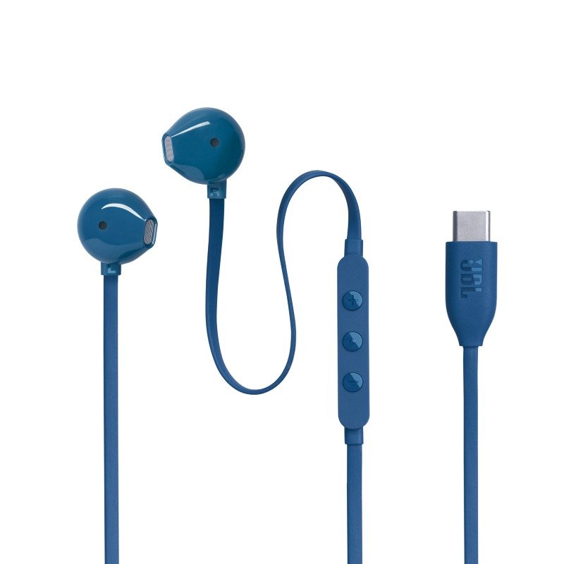 Écouteurs Filaires JBL T305C USB-C - Bleu 1 ecouteurs filaires jbl tc usb c bleu
