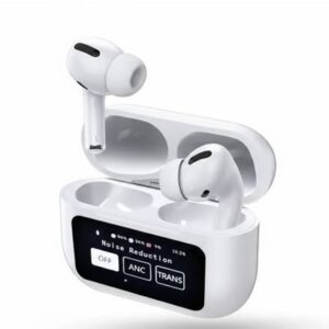 ecouteurs sans fil ezra tws avec afficheur led blanc n