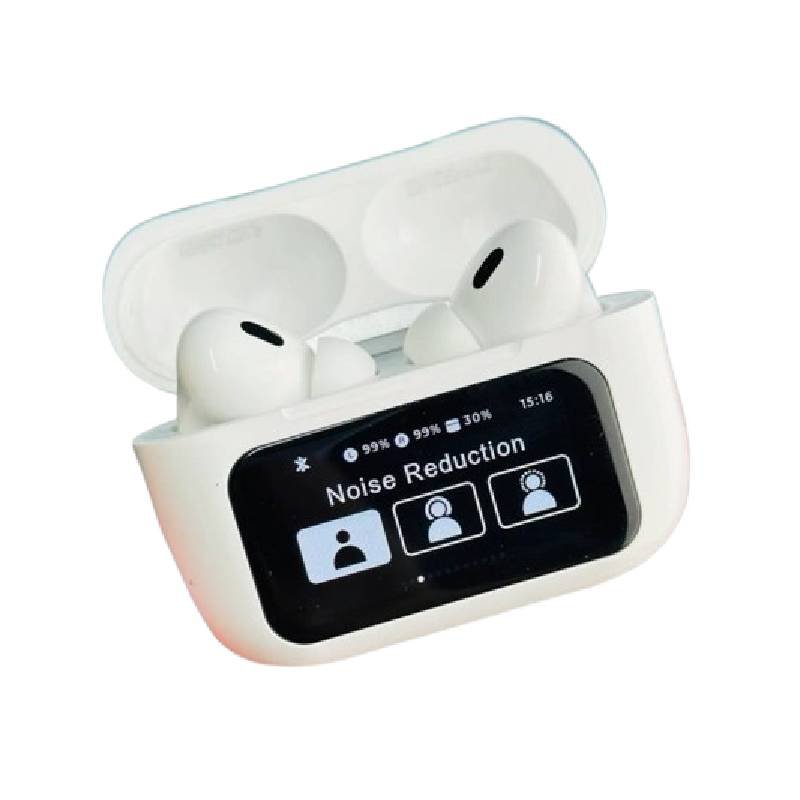 Écouteurs Sans Fil HOCO EW72 ANC Avec Ecran HD - Blanc 2 ecouteurs sans fil hoco ew anc avec ecran hd blanc