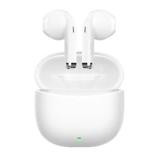 ecouteurs sans fil inkax tws avec boitier de charge blanc h