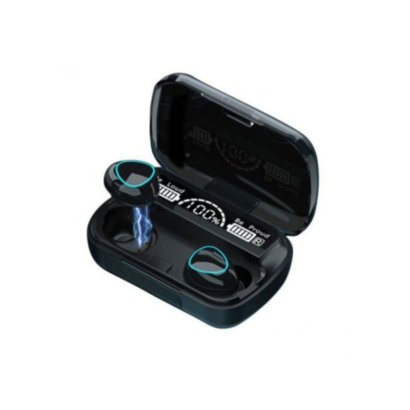 ÉCOUTEURS SANS FIL M10 BLUETOOTH - NOIR 2 ecouteurs sans fil m bluetooth noir