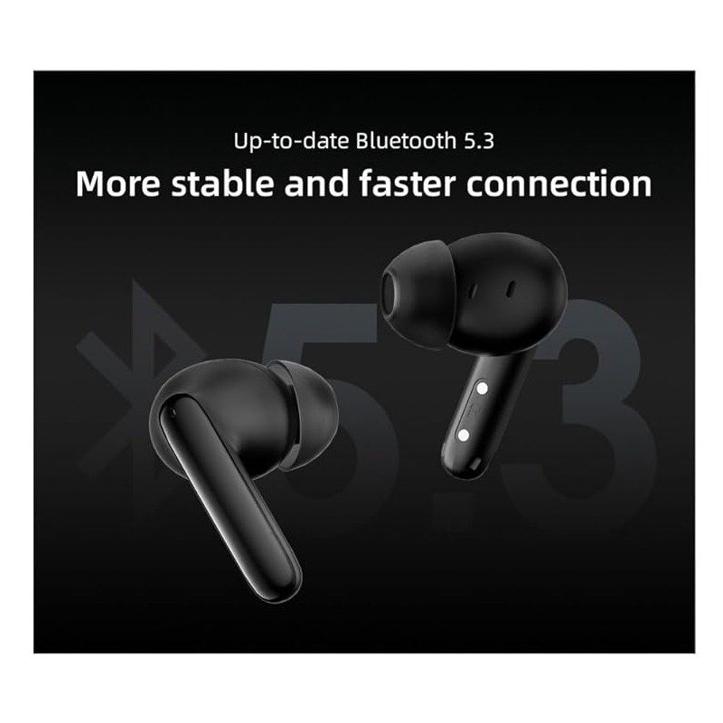 Écouteurs Sans Fil QCY T13 ANC 2 Bluetooth - Noir 2 ecouteurs sans fil qcy t anc bluetooth noir
