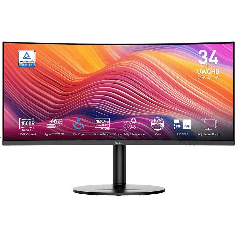 Ecran MSI PRO Modern MD342CQP 34" UWQHD Incurvé 120 Hz 1 ecran msi pro modern mdcqp uwqhd incurve hz