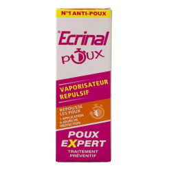 ECRINAL VAPORISATEUR REPULSIF ANTI POUX 75ML 2 ecrinal vaporisateur repulsif anti poux ml