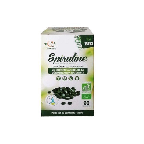 EDEN LIFE SPIRULINE 90 COMPRIMES 1 eden life spiruline comprimes