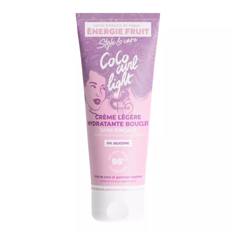 ENERGIE FRUIT COCO CURL LIGHT CREME LEGERE HYDRATANTE BOUCLES 200ML 1 energie fruit coco curl light creme legere hydratante boucles ml