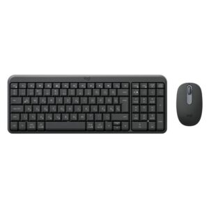 ensemble clavier et souris sans fil mk azerty francais noir