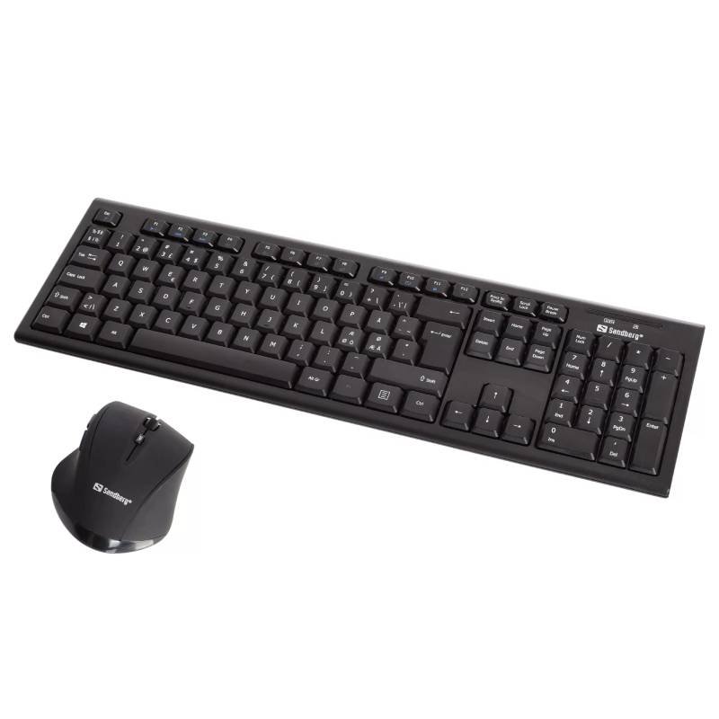 Ensemble Clavier et Souris Sans Fil SANDBERG 631-20 - Noir 1 ensemble clavier et souris sans fil sandberg noir i