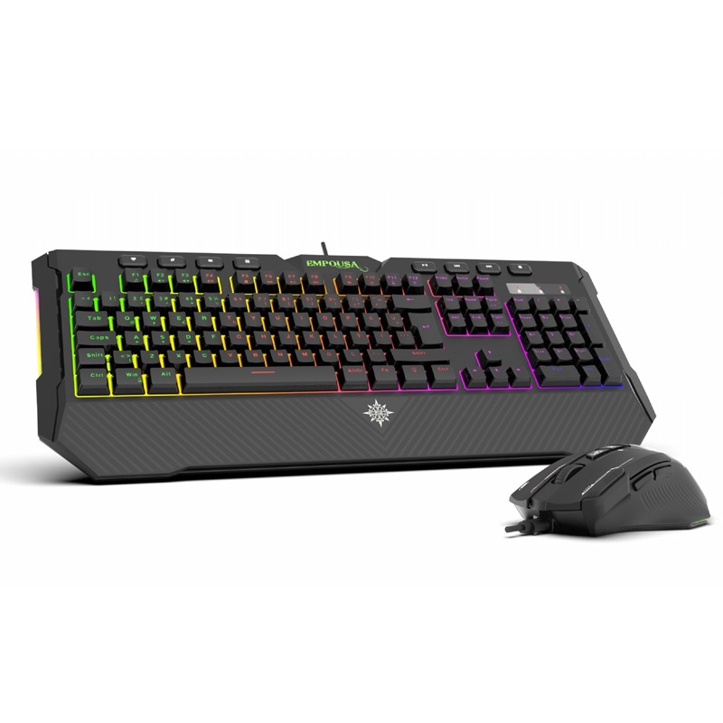 Ensemble Clavier + Souris Filaire Gamer INCA IKG-315G USB - Noir 4 ensemble clavier souris filaire gamer inca ikg g usb noir s