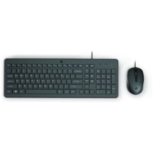 ensemble clavier souris filaire hp azerty francais noir