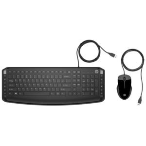 ensemble clavier souris filaire hp azerty noir dfaa