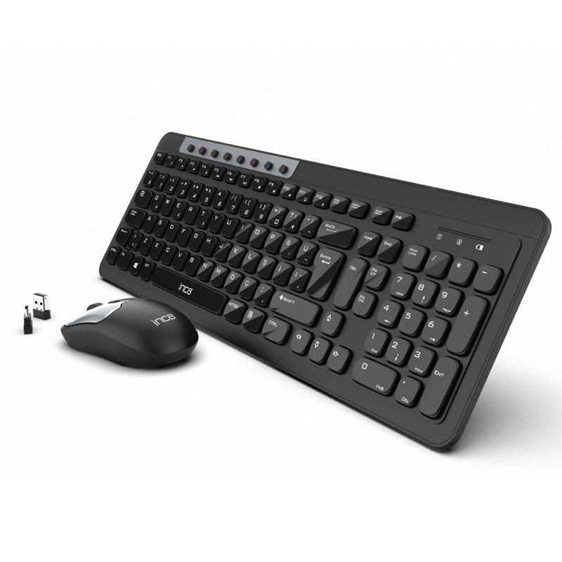 Ensemble Clavier + Souris Sans Fil INCA IWS-599 - Noir 3 ensemble clavier souris sans fil inca iws noir r