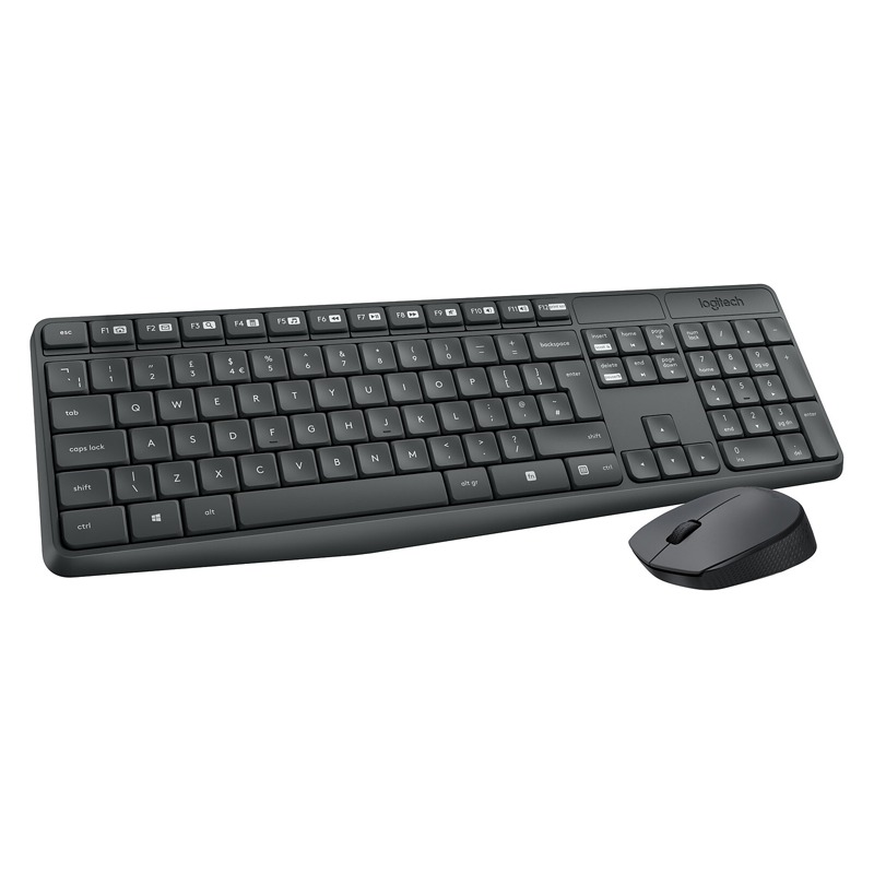Ensemble Clavier & Souris Sans Fil LOGITECH MK235 - Gris 4 ensemble clavier souris sans fil logitech mk gris