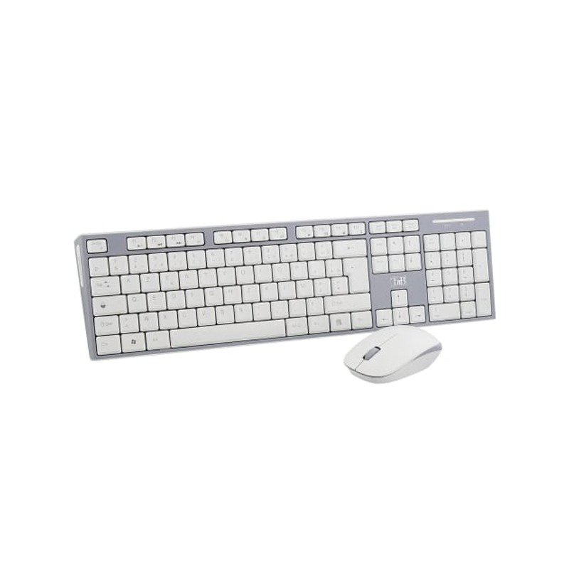 Ensemble Clavier & Souris TNB Classy Sans Fil KBSCGR - Blanc 1 ensemble clavier souris tnb classy sans fil kbscgr blanc a