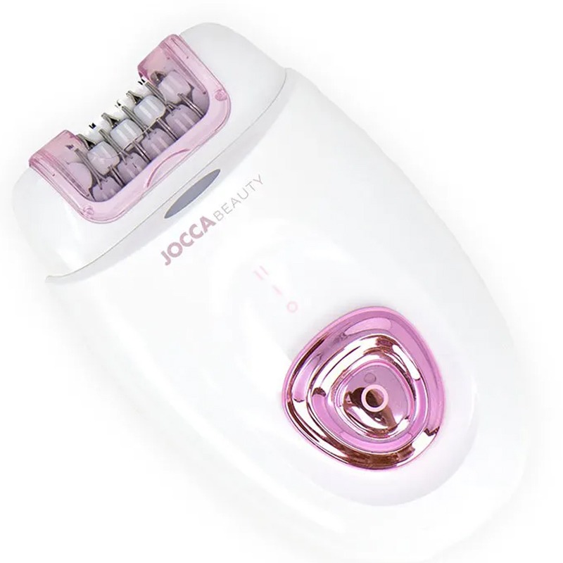Épilateur Rechargeable 2EN1 JOCCA 2355 - Blanc&Rose 3 epilateur rechargeable en jocca blanc rose