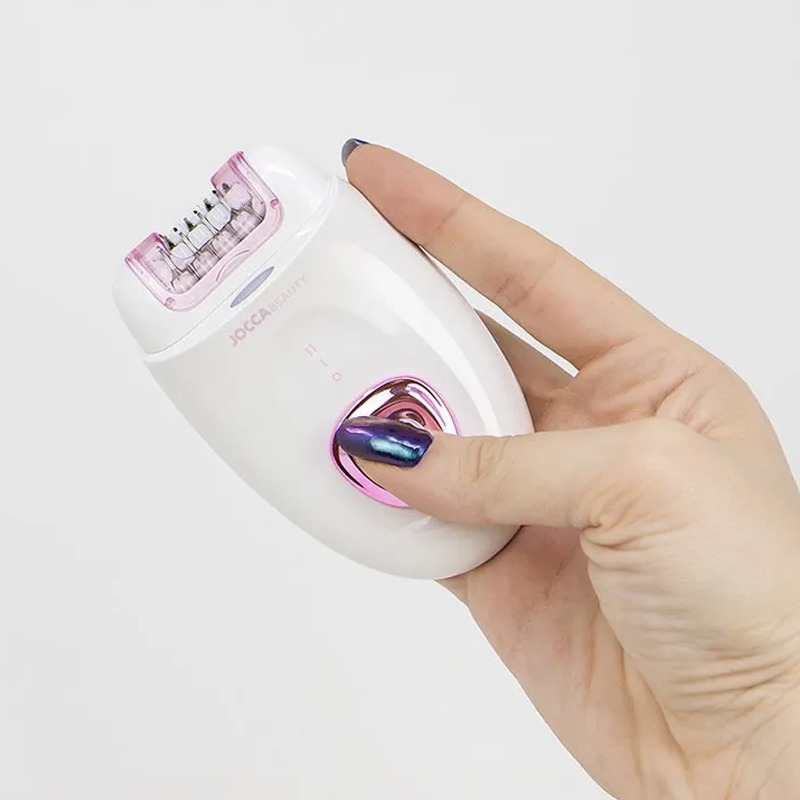 Épilateur Rechargeable 2EN1 JOCCA 2355 - Blanc&Rose 5 epilateur rechargeable en jocca blanc rose