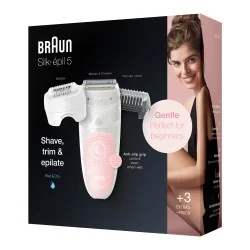 BRAUN EPILATEUR SILKEPIL 5 SENSOSMART SES 5-620 4 epilateur silkepil sensosmart braun ses
