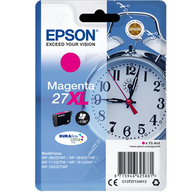 Cartouche Jet D'encre Original EPSON 27XL Magenta (C13T27134012) 2 epsonmg