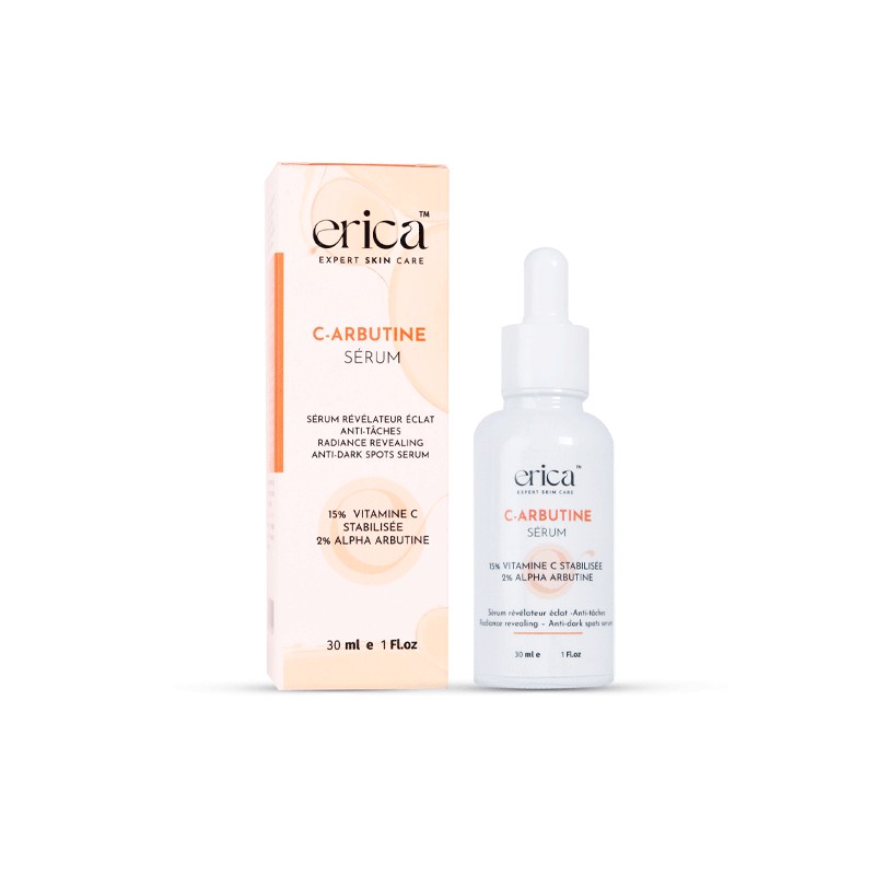 ERICA SERUM C-ARBUTINE 30ML 1 erica serum c arbutine ml