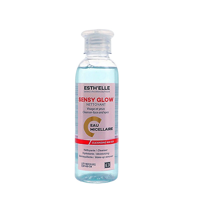 ESTHELLE SENSY GLOW EAU MICELLAIRE 250ML 1 esth elle sensy glow eau micellaire ml